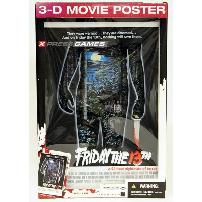 Friday The 13th 3D Movie Poster (Объемный постер)