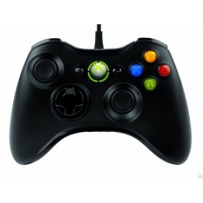 Проводной джойстик Xbox360 Black Wired Controller